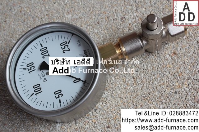 kromschroder Pressure Gauge Push Button Valve (3)